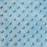 Minky Dimple Dot Faux Fur Fabric - 100 Percent Polyester, Embossed Dimple Dot, 60" Width (1 Yard)