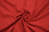 100% Cotton Poplin Broadcloth Fabric - White, Red, Charcoal, Olive, 60" Wide (1 Yard)