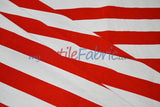 10 Oz 100% Cotton Canvas 2" Stripe Fabric - Multiple Colors, 60" Wide (1 Yard)