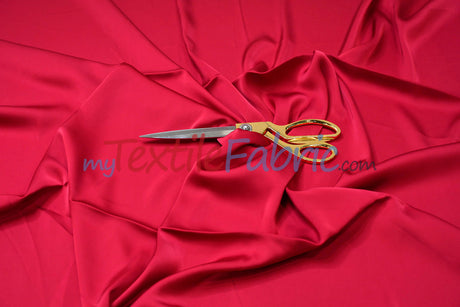 Double Sided Satin Polyester Fabric - Glossy Finish, 60" Width (1 Yard)