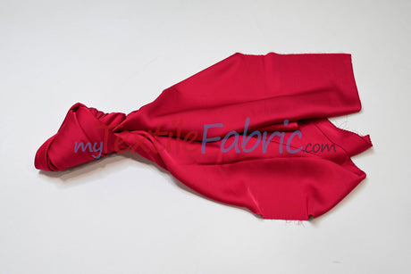 Double Sided Satin Polyester Fabric - Glossy Finish, 60" Width (1 Yard)