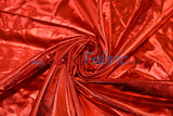 Metallic Foil Spandex Lame Spandex Fabric - All Over Foil, 60" Width (1 Yard)