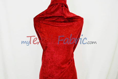 Panne Velvet Polyester Fabric - Crush Panne Velour, Solid, 58/60" Width (1 Yard)