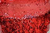 Fish Scale Paillette Sequins Polyester Fabric - 9Mm Sequins, 54" Width, Multiple Colors (1 Yard)