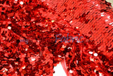 Fish Scale Paillette Sequins Polyester Fabric - 9Mm Sequins, 54" Width, Multiple Colors (1 Yard)