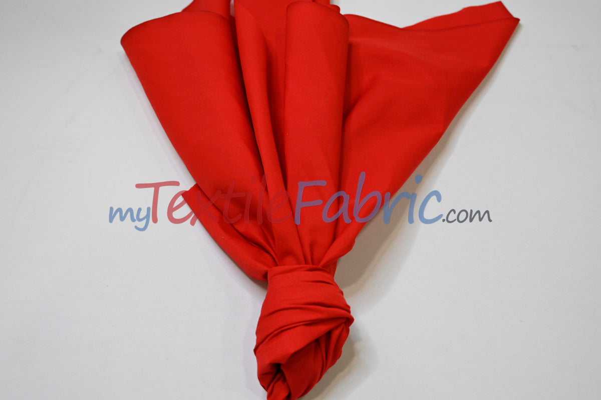 Polyester Cotton Broadcloth Fabric - Solid Colors, 58/60" Width (1 Yard)