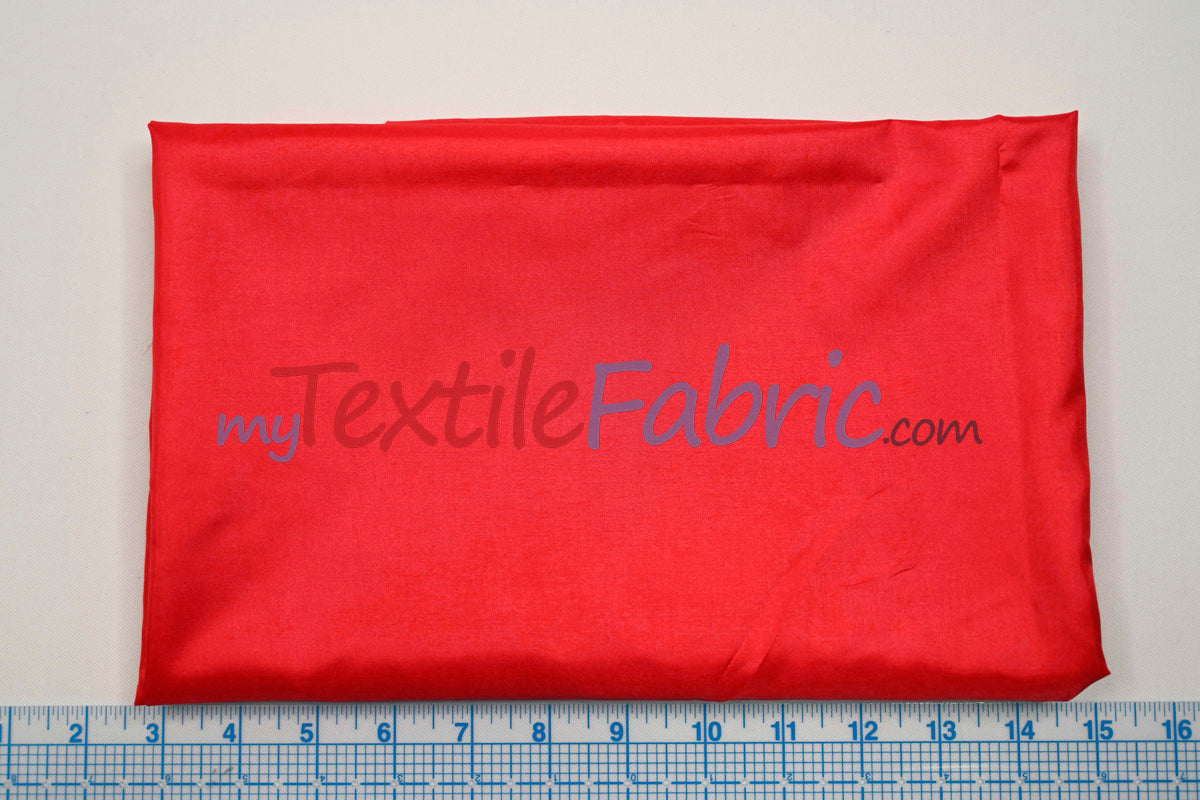 Polyester Silky Habotai Lining Polyester Fabric - Solid, 58" Wide (Sample Swatch)