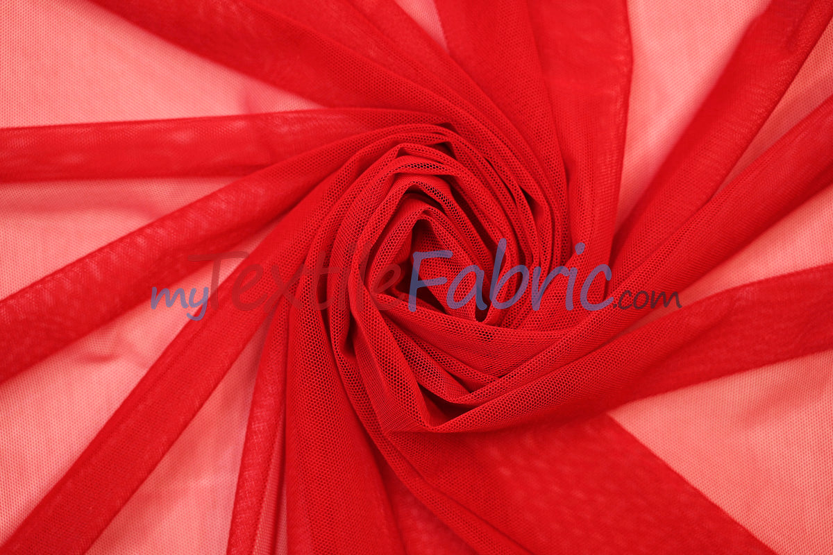 Super Soft Power Mesh Spandex Fabric - Multiple Colors, 58/60" Width (1 Yard)