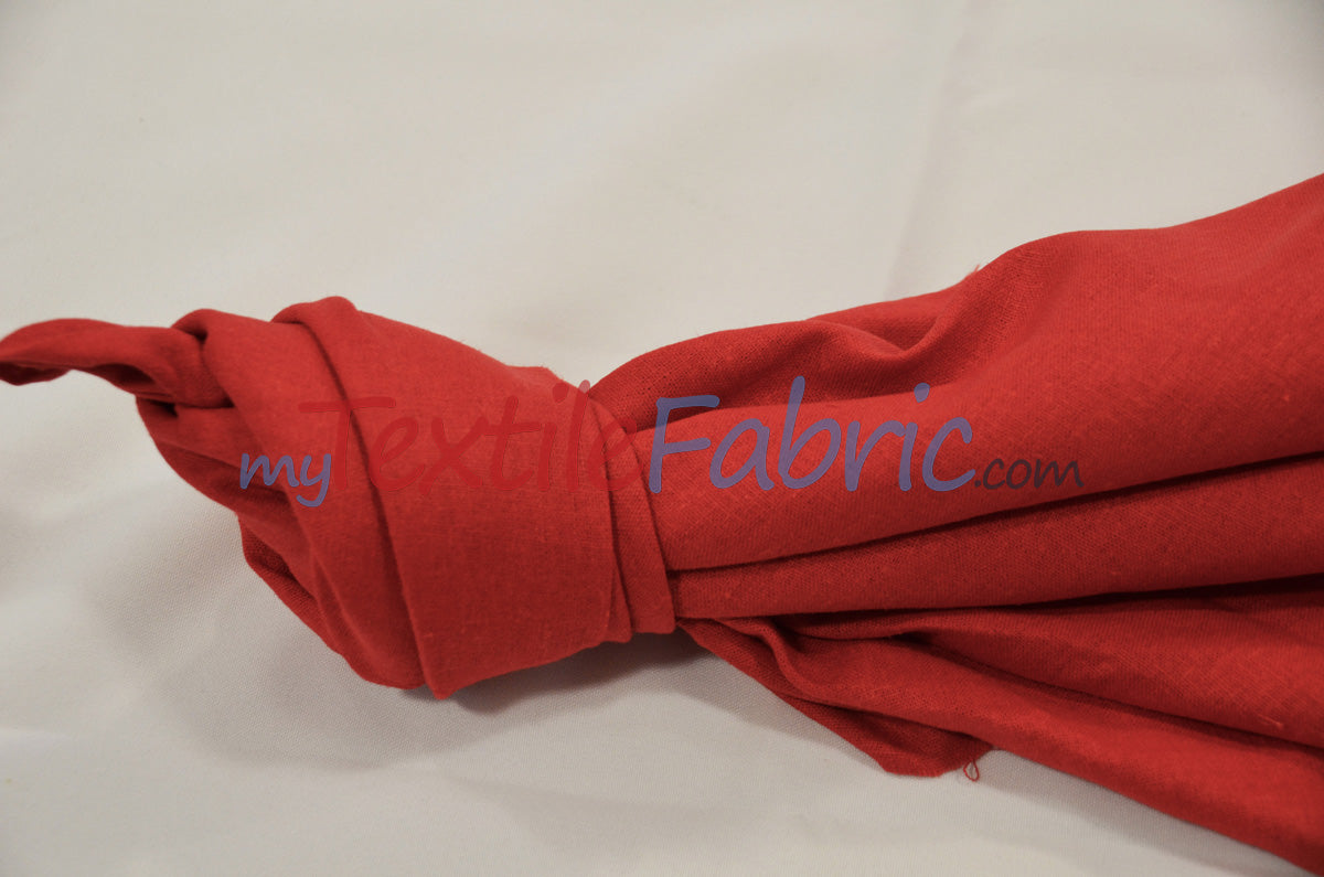 Rayon Linen Blend Fabric - Solid Colors, 52" Width (1 Yard)