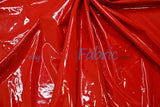 Shiny Stretch Patent Vinyl Fabric - 94% Polyester, 6% Spandex, Glossy Finish, 55" Width (1 Yard)