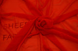Silky Chiffon 100 Percent Polyester Fabric - Sheer, Super Soft, Flowy, 42/43" Width (1 Yard)