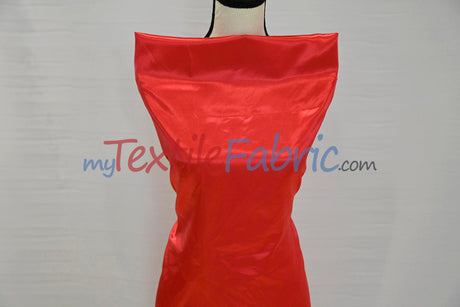 Stretch Charmeuse Satin Fabric - 96% Polyester 4% Spandex, Solid, 58/60" Width (Yards, Bolts, Sample Swatches)