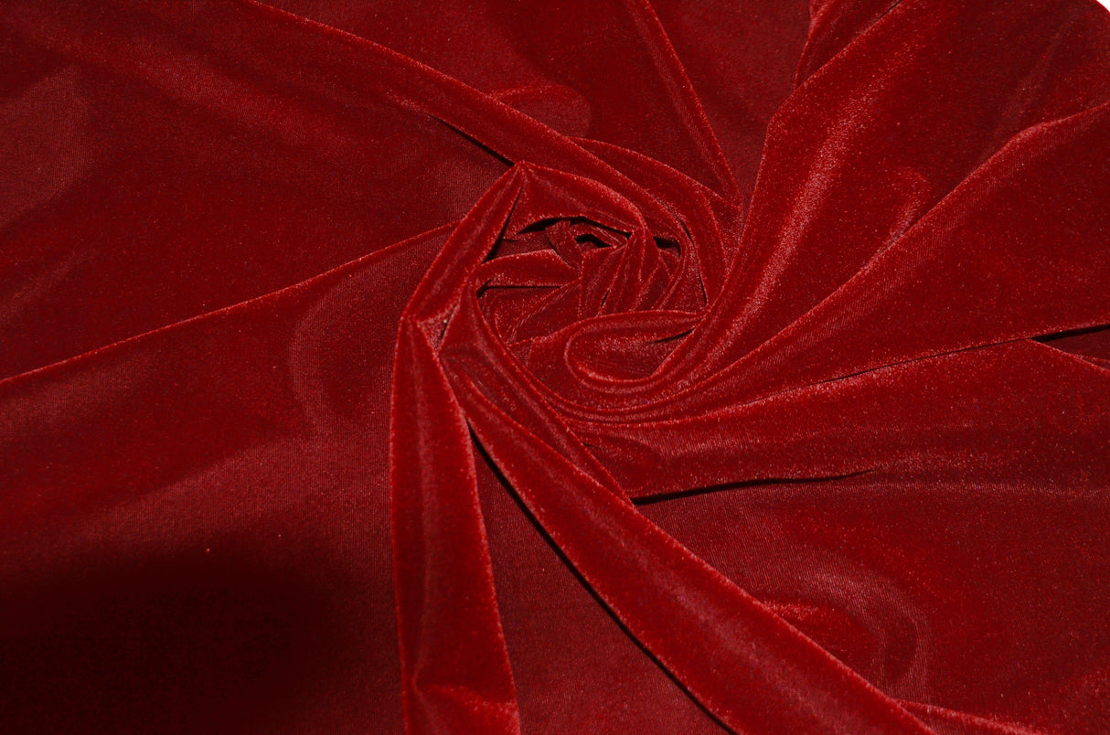 Triple Velvet Acetate Nylon Fabric - Multiple Colors, 44/45" Width (1 Yard)