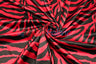 Zebra Charmeuse Satin Fabric - Zebra Print, 58/60" Width, Multiple Colors (1 Yard)