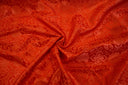 Chinese Medallion Brocade Polyester Fabric - Medallion Jacquard, 48" Width (1 Yard)