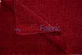 Chenille Polyester Fabric - Ultra Soft Velvety Texture, 60" Width, 350 GSM (1 Yard)