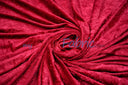 Panne Velvet Polyester Fabric - Crush Panne Velour, Solid, 58/60" Width (1 Yard)