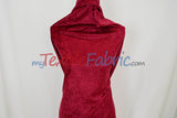 Panne Velvet Polyester Fabric - Crush Panne Velour, Solid, 58/60" Width (1 Yard)