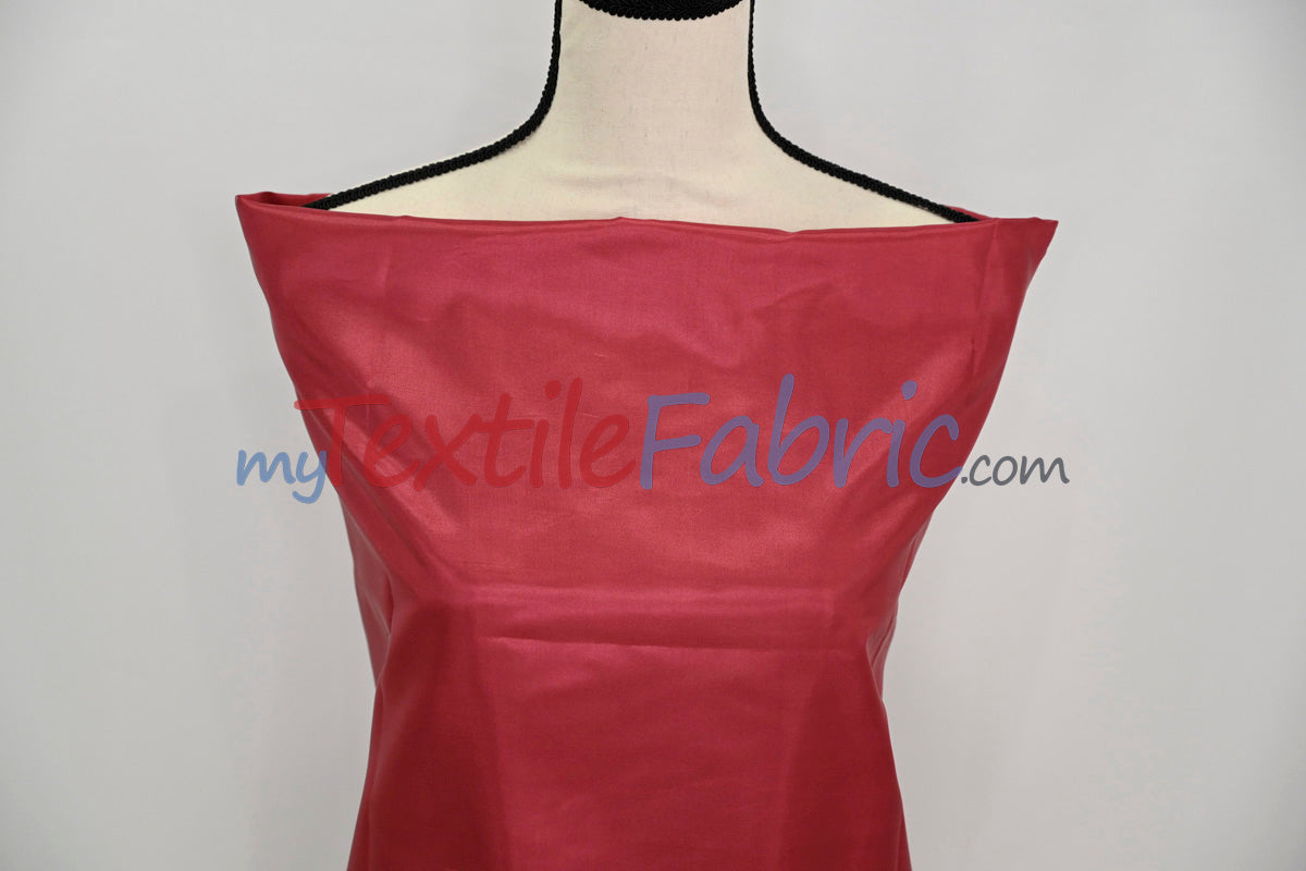 Polyester Silky Habotai Lining Polyester Fabric - Solid, 58" Wide (Sample Swatch)