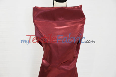 Charmeuse Satin Polyester Fabric - Solid, 58/60" Width, Multiple Colors (1 Yard)