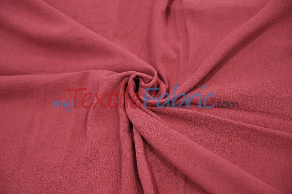 100 Percent Cotton Gauze Fabric - Soft Lightweight Muslin, 46/48" Width, Yards, Bolts, Sample Swatch (1 Yard)
