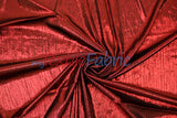 Metallic Stretch Slinky Polyester Spandex Fabric - Metallic Solid, 58" Width, Multiple Colors (1 Yard)