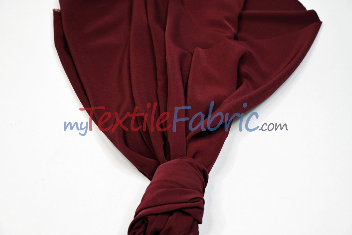 Peachskin Polyester Fabric - Solid Matte Finish, 58/60" Width (1 Yard)