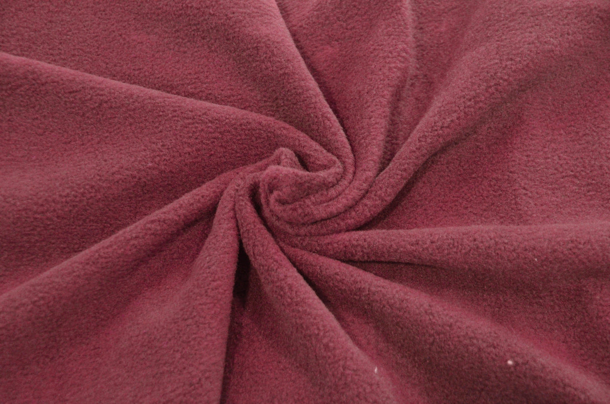 Polar Fleece Polyester Fabric - Anti Pill, Solid, 58/60" Width (1 Yard)