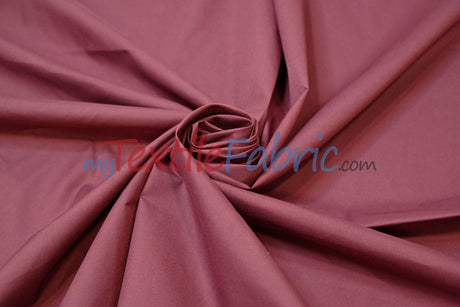 Polyester Cotton Broadcloth Fabric - Solid Colors, 58/60" Width (1 Yard)