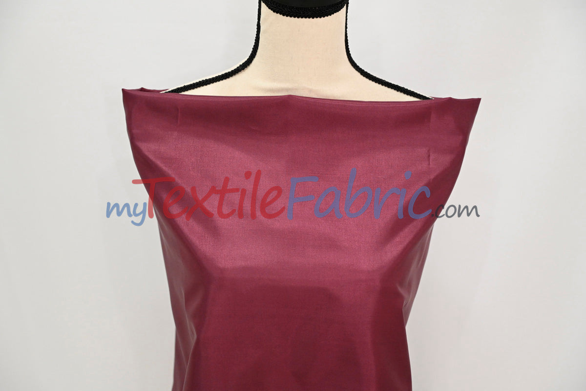 Polyester Silky Habotai Lining Polyester Fabric - Solid, 58" Wide (Sample Swatch)