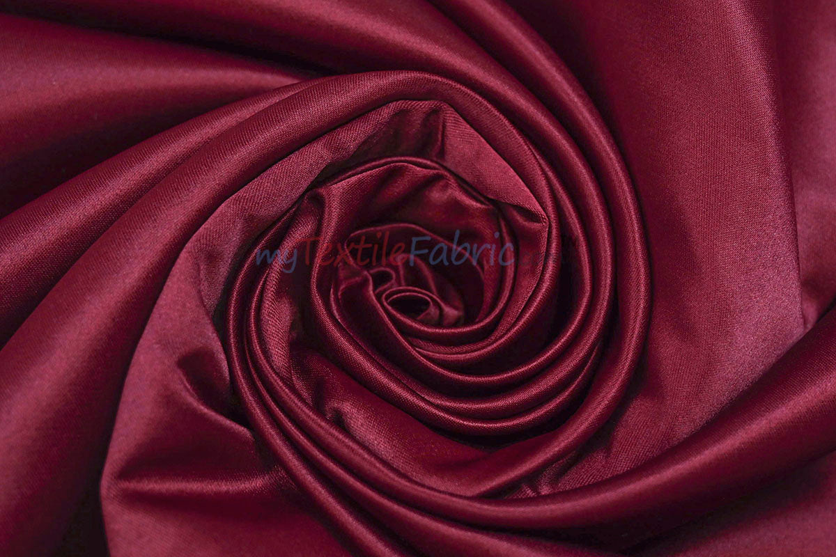 Lamour Satin Polyester Matte Satin Fabric - Multiple Colors, 58/60" Width (1 Yard)
