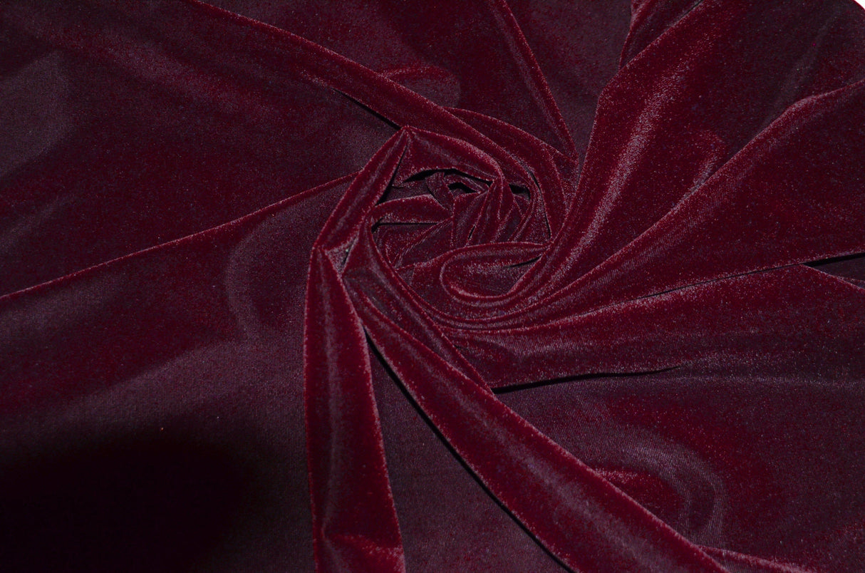Triple Velvet Acetate Nylon Fabric - Multiple Colors, 44/45" Width (1 Yard)