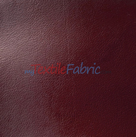 Soft And Smooth Vinyl Fabric - Faux Leather, Solid Colors, 54" Width (1 Yard)