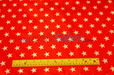 American Star Satin Polyester Fabric - American Flag Print, Red, Navy Blue, And Blue, 58/60" Width (1 Yard)