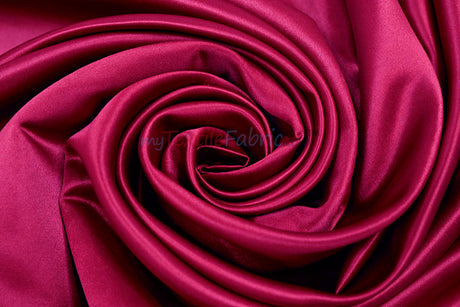 Lamour Satin Polyester Matte Satin Fabric - Multiple Colors, 58/60" Width (1 Yard)