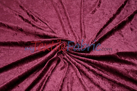 Panne Velvet Polyester Fabric - Crush Panne Velour, Solid, 58/60" Width (1 Yard)