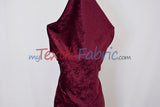Panne Velvet Polyester Fabric - Crush Panne Velour, Solid, 58/60" Width (1 Yard)