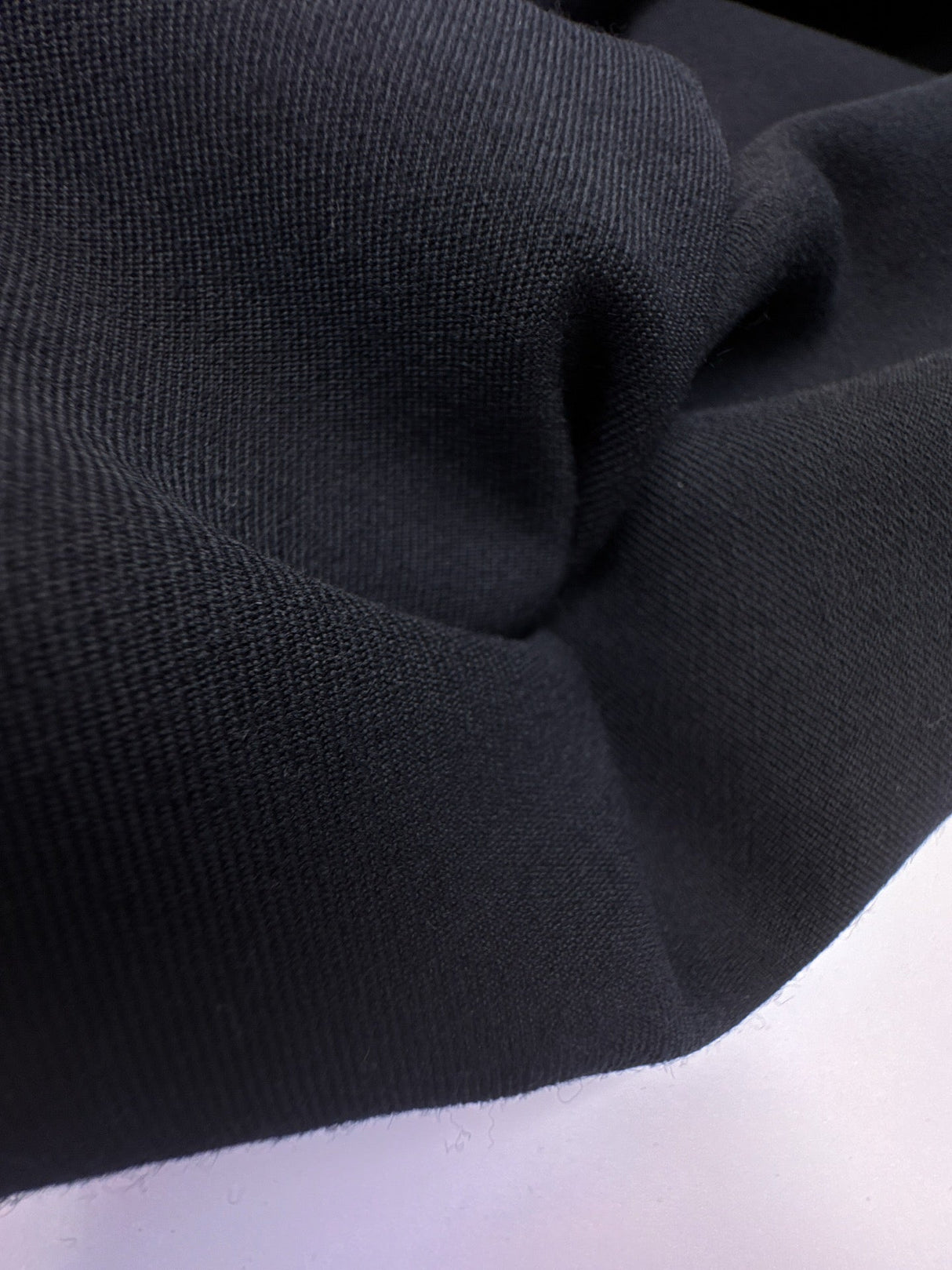 Wool Elastane Double Weave Blue