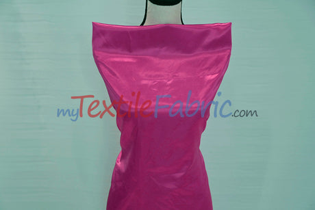 Stretch Charmeuse Satin Fabric - 96% Polyester 4% Spandex, Solid, 58/60" Width (Yards, Bolts, Sample Swatches)