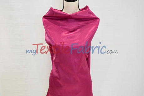 Charmeuse Satin Polyester Fabric - Solid, 58/60" Width, Multiple Colors (1 Yard)
