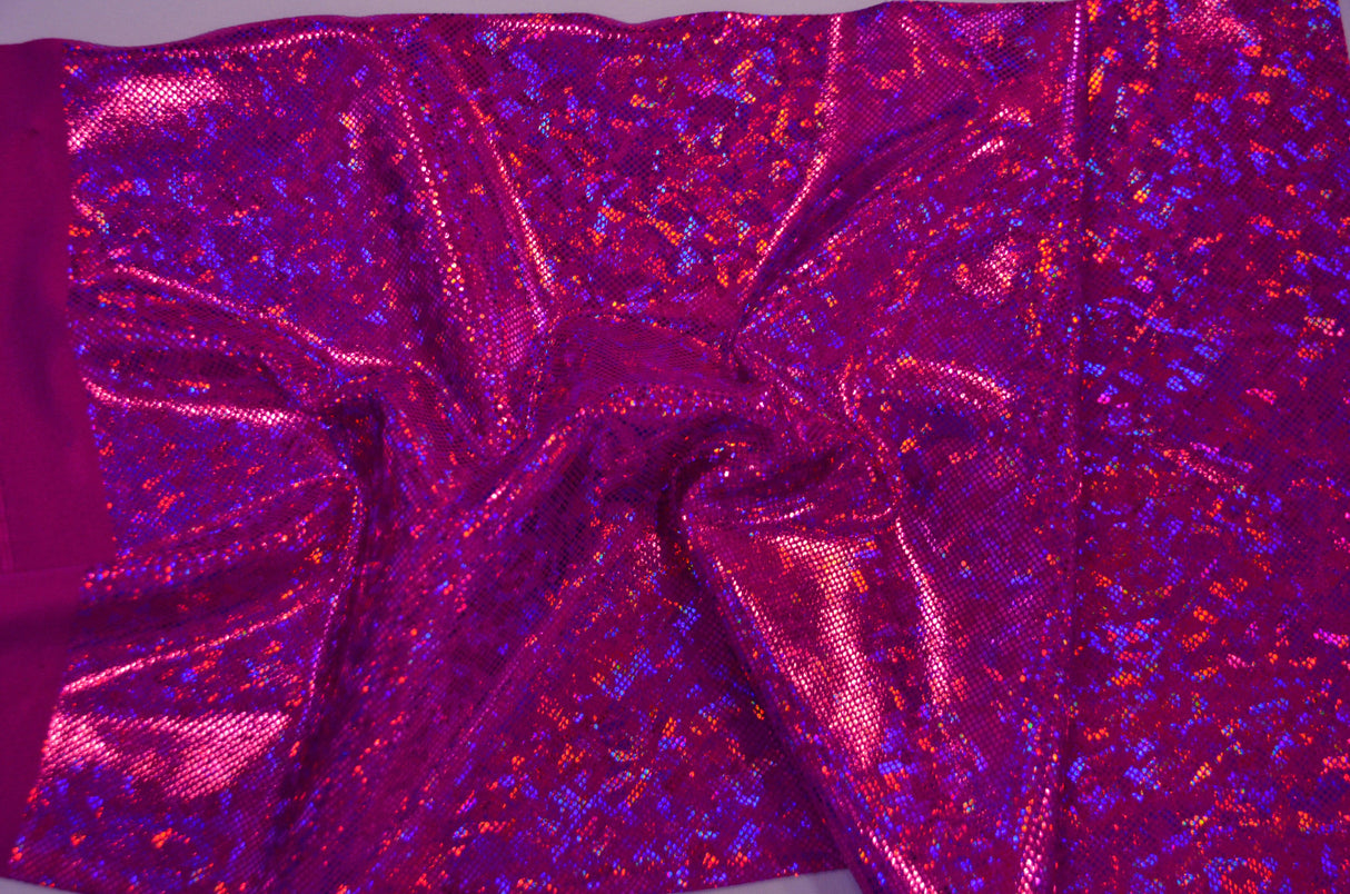 Shattered Hologram Spandex Fabric - Multiple Colors, 58/60" Width (1 Yard)