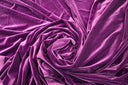 Stretch Velvet Spandex Fabric - Solid, 58" Width (1 Yard)
