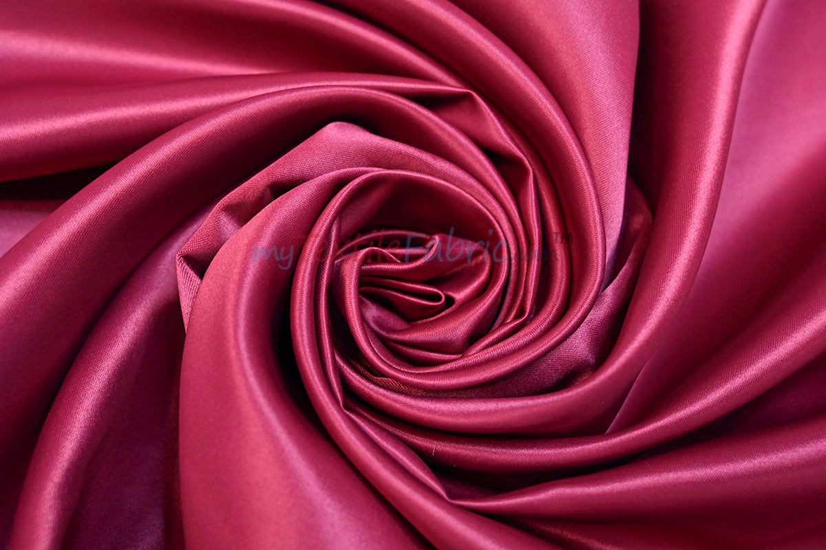 Lamour Satin Polyester Matte Satin Fabric - Multiple Colors, 58/60" Width (1 Yard)