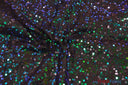 Glitz Sequins Taffeta Polyester Fabric - Raindrop Sequins, 54" Wide (1 Yard)