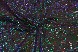 Glitz Sequins Taffeta Polyester Fabric - Raindrop Sequins, 54" Wide (1 Yard)
