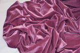 Stretch Velvet Spandex Fabric - Solid, 58" Width (1 Yard)