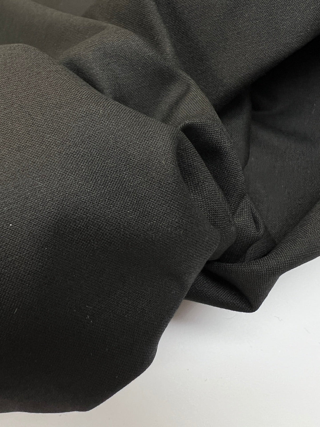 Cotton Elastane Fabric Black