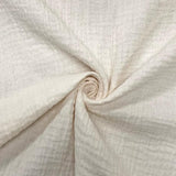 Double Layer Cotton Gauze Fabric - Soft Double Layer Muslin, 46/48" Width (1 Yard)