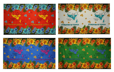 Polyester Sarong Kingdom of Tonga Islands
