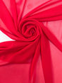 Polyester Crepe Red